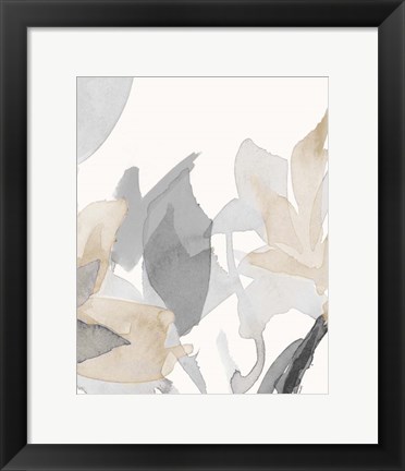 Framed Muted Delicate Floral II Print