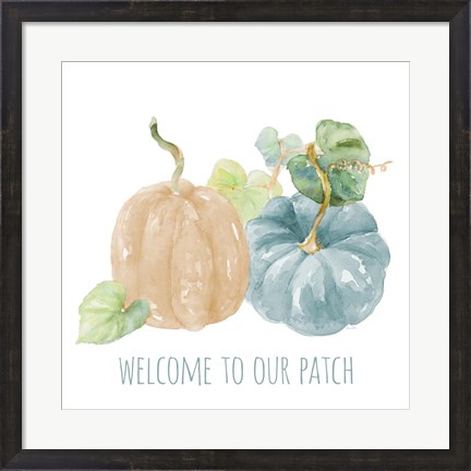 Framed Pumpkin Patch Welcome Print