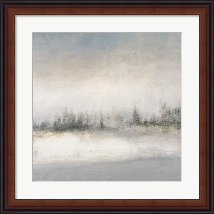 Framed Foggy Winter Day Print