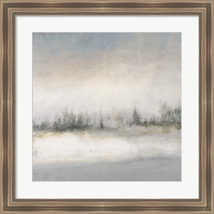 Framed Foggy Winter Day Print