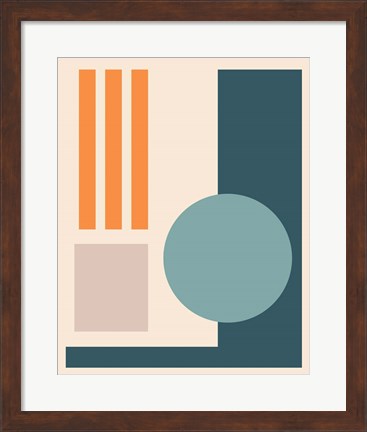 Framed Papercut Abstract IV Print