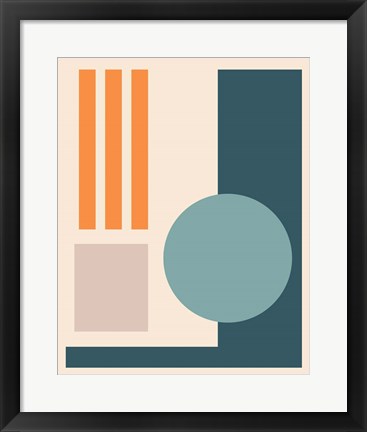 Framed Papercut Abstract IV Print