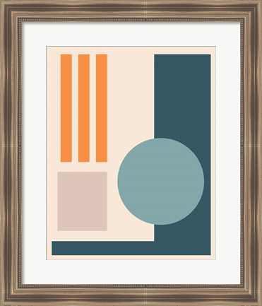 Framed Papercut Abstract IV Print
