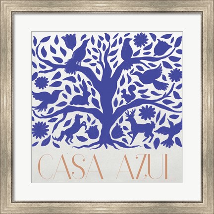Framed Casa Azul Print