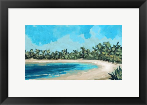 Framed Beach Shore Print