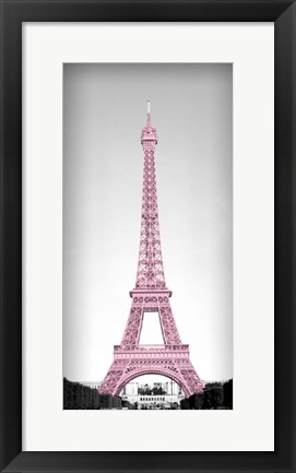 Framed Pretty Paris Blush Print