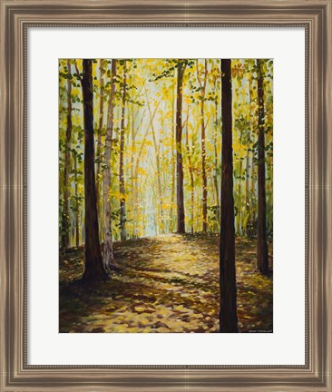 Framed Autumn Forest Print