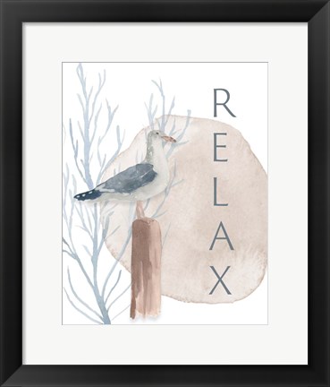 Framed Seabird Relax Print