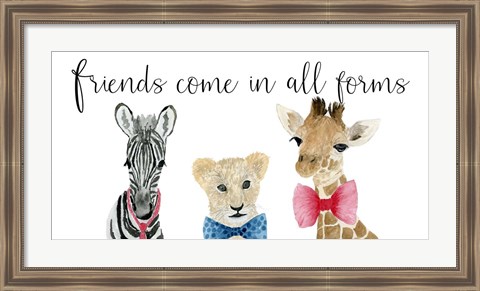 Framed Friends Print