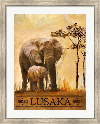 Framed Lusaka Print