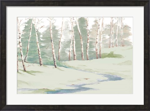 Framed Winter Landscape Print