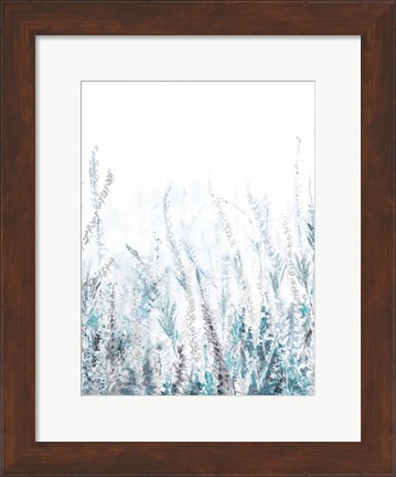 Framed Light Lavender Floral Garden Print