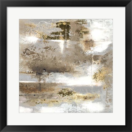 Framed Stormy Contempo Beach Print