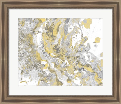 Framed Space Turbulence I Print