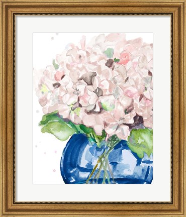 Framed Fresh Hydrangeas Print