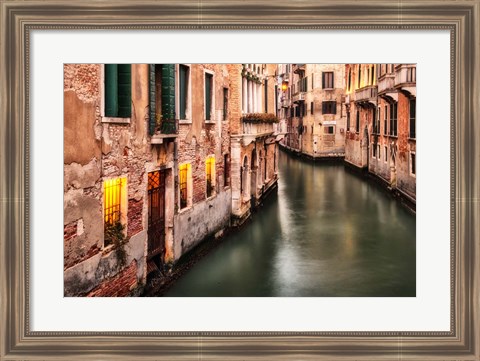 Framed Venice Twilight Print