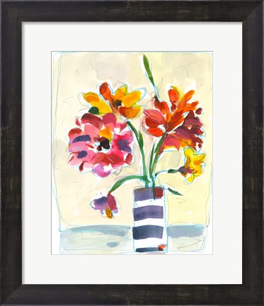 Framed Blooming At Home Print