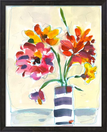 Framed Blooming At Home Print