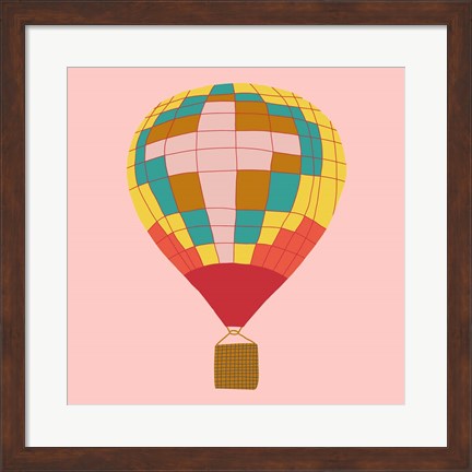 Framed Hot Air Balloon I Print