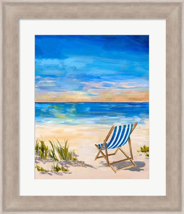 Framed Sling Back Summer II Print