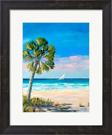 Framed Palm Coast Print