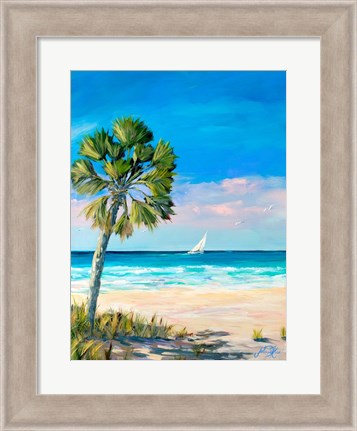 Framed Palm Coast Print