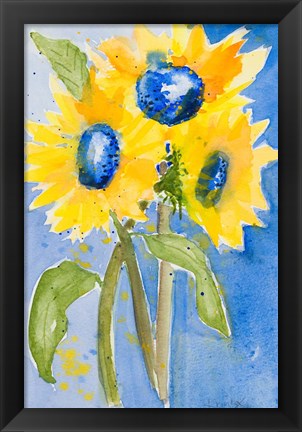 Framed Sunflowers Print