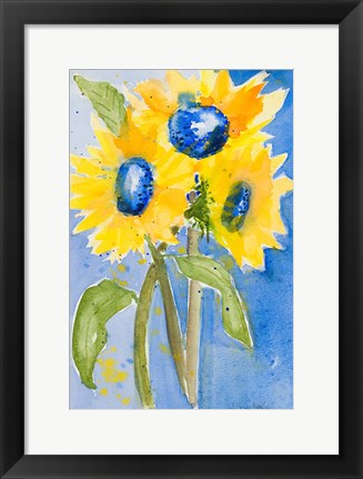 Framed Sunflowers Print