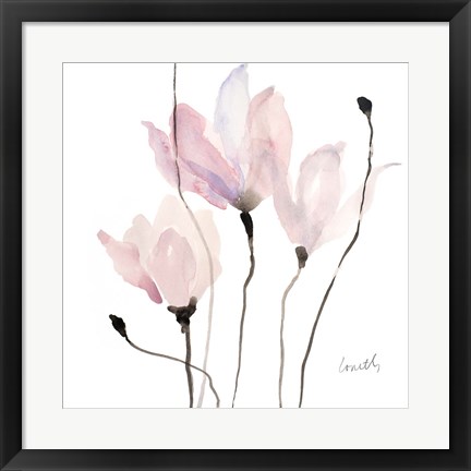 Framed Floral Sway II Print