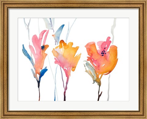 Framed September Blooms II Print