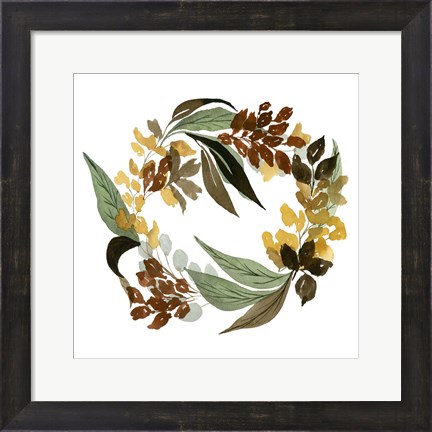 Framed Fall Wreath Print