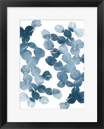 Framed Blue Mod Abstract Print