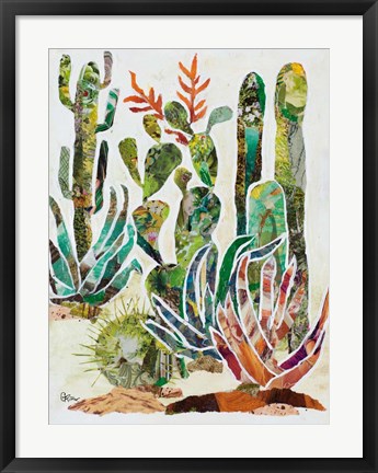 Framed Desert Garden I Print