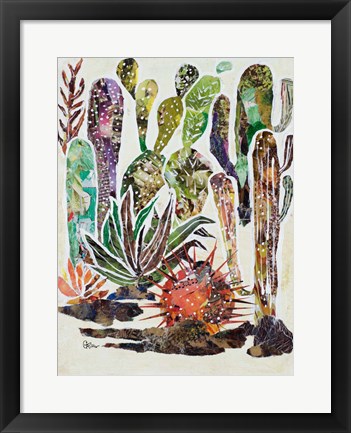 Framed Desert Garden II Print