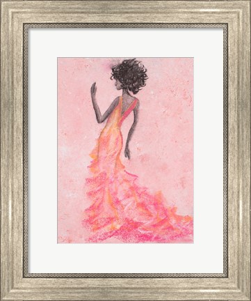 Framed Xhose Woman in Pink Print