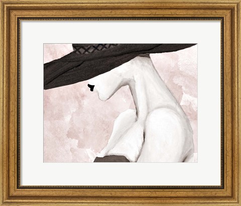 Framed Trendy Lady Print