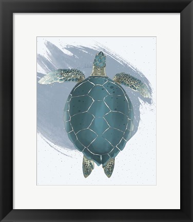 Framed Sea Turtle Print