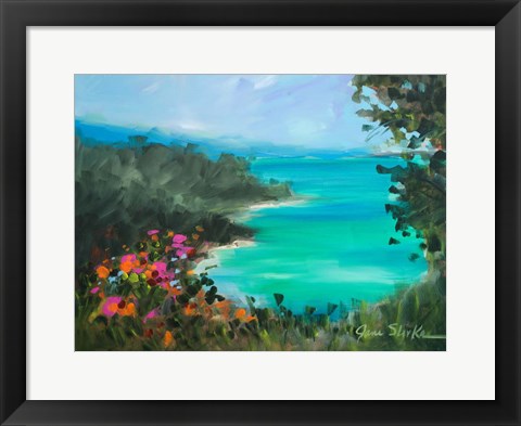 Framed Overlooking the Inlet Print