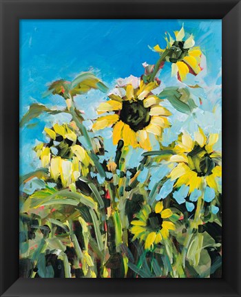 Framed Sunflowers Print