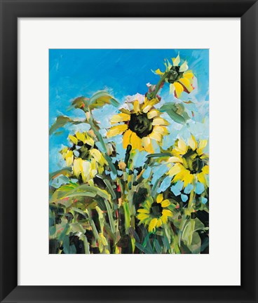 Framed Sunflowers Print