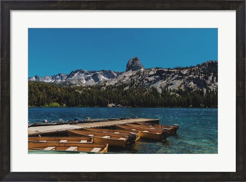 Framed Lake Scenery Print