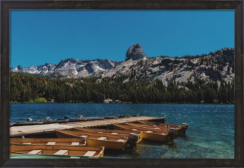 Framed Lake Scenery Print