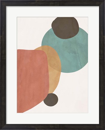 Framed Autumn Shapes II Print