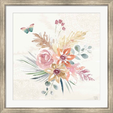 Framed Boho Garden II Print