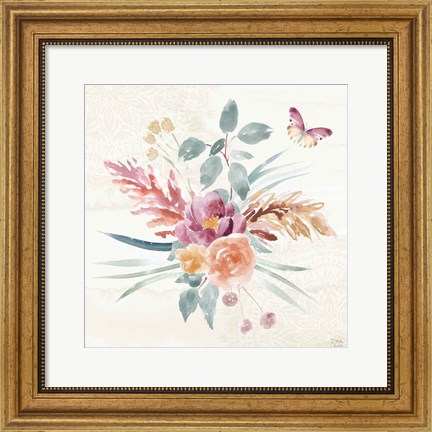 Framed Boho Garden III Print