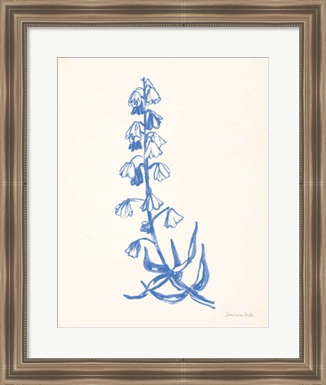 Framed Bluebells I Print