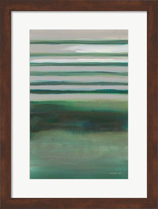 Framed Study in Green II Print