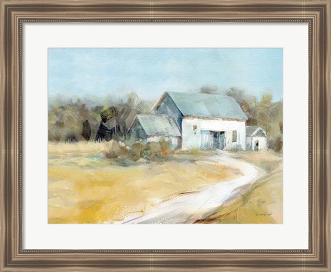 Framed Summer Barn Print