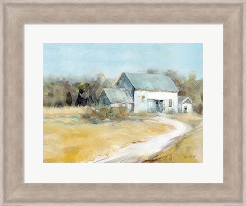 Framed Summer Barn Print