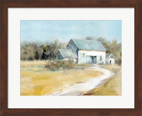 Framed Summer Barn Print